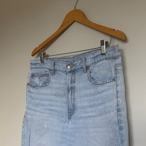 Light Blue Super Hi-Rise Straight Women's Jeans